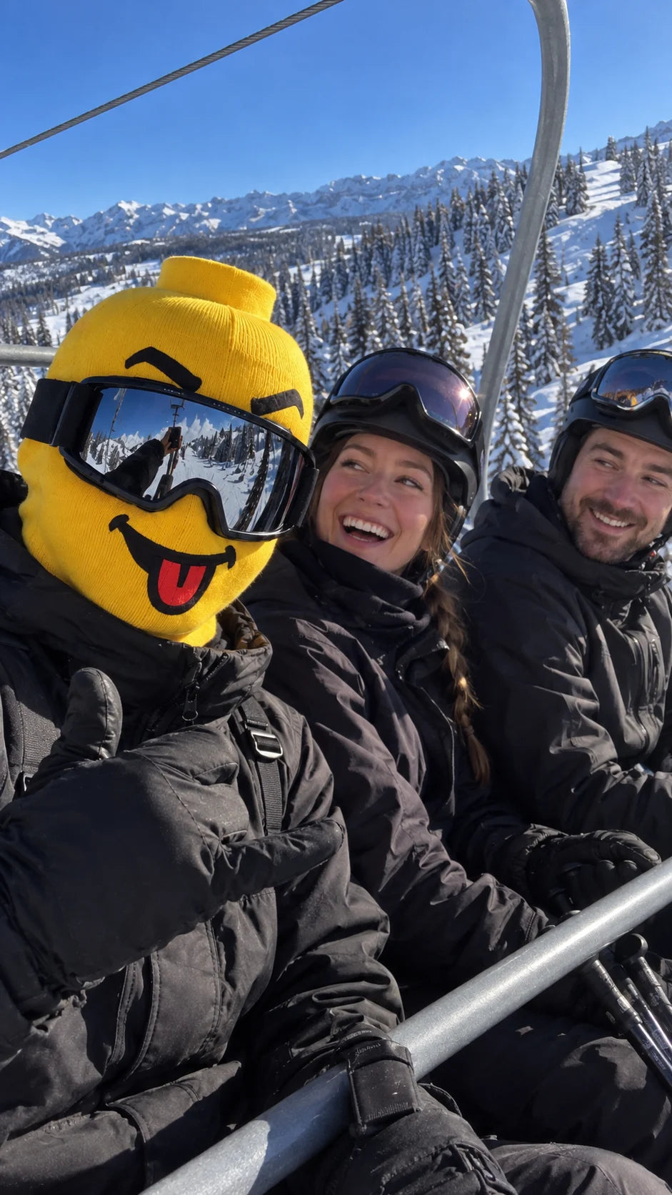 Chairlift selfie